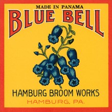 Blue Bell Broom Label