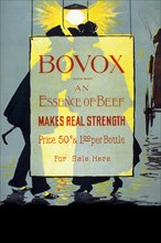 Bovox trademark - an essence of beef Makes real strength 1895