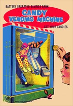 Candy Vending Machine 1950