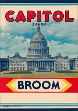Capitol Brand Broom Label