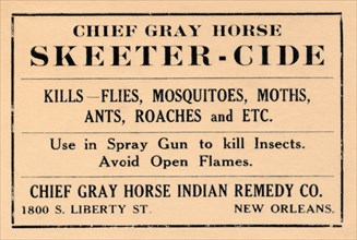 Chief Gray Horse Skeeter-Cide