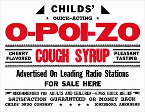 Child's Quick Acting O-Poi-Zo Cough Syrup