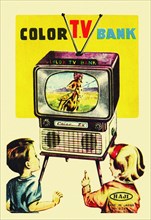 Color TV Bank 1950