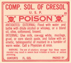 Comp. Solution of Cresol 1920