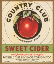 Country Club Sweet Cider 1920