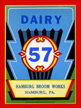 Dairy 57 Broom Label