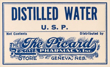 Distilled Water 1920