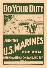 Do your Duty.  Join the U.S. Marines 1914
