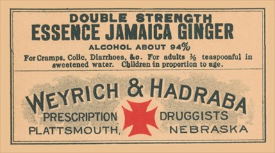 Double Strength Essence Jamaica Ginger 1920