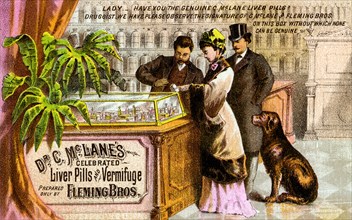 Dr. C McLane's Celebrated Liver Pills and Vermifuge 1890