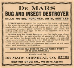 Dr. Mars Bug and Insect Destroyer 1920