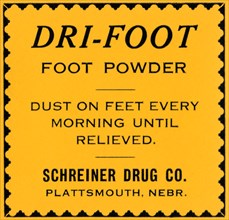Dri-Foot Foot Powder 1920