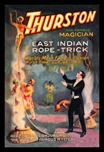 East Indian Rope Trick: Thurston the Famous Magician 1905