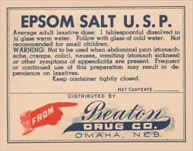 Epsom Salt, U.S.P. 1920