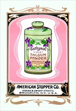 Euthymol Violet Talcum Powder 1900