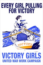 Every Girl Pulling for Victory 1918
