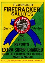 Flashlight Firecracker Salutes - Blue Ribbon Brand