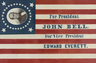 For President John Bell. For vice president Edward Everett 1860