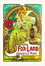 Fox-Land Jamaica Rum 1897