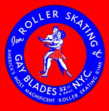 Gay Blades Roller Skating NYC 1950