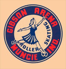 Gibson Arena Roller Skating 1950