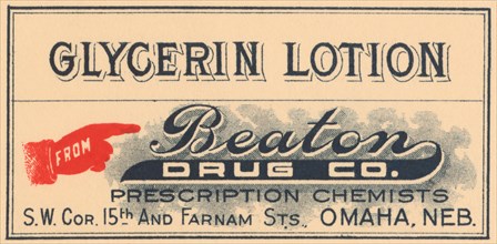 Glycerin Lotion 1920