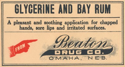 Glycerine and Bay Rum 1920