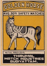 Golden Horse Avg. 50's Safety Matches