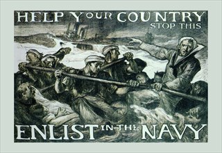 Help Your Country Stop This. Enlist in the Navy