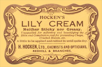 Hocken's Lily Cream