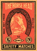 Horse Head Safety Matches