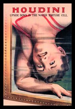 Houdini: Upside Down in the Water Torture Cell 1900