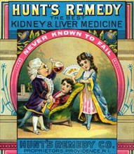 Hunt's Remedy Kidney & Liver Medicine 1890