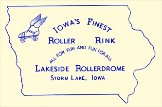 Iowa's Finest Roller Rink 1950