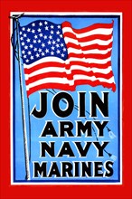 Join - Army - Navy - Marines 1917