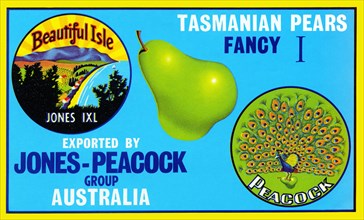 Jones-Peacock Tasmanian Pears