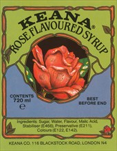Keana Rose Flavoured Syrup 1940