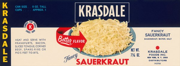 Krasdale Fancy Sauerkraut
