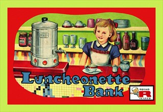 Luncheonette Bank 1950