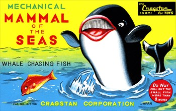 Mammal of the Seas: Whale Chasing Fish 1950
