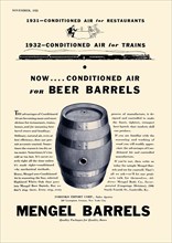 Mengel Beer Barrels 1933