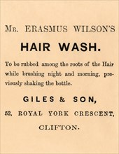 Mr. Erasmus Wilson's Hair Wash