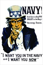 Navy! Uncle Sam is calling you--enlist in the Navy!  1917
