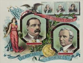 Our country's choice--Democratic nominees 1884