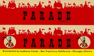 Parade Broom Label 1910