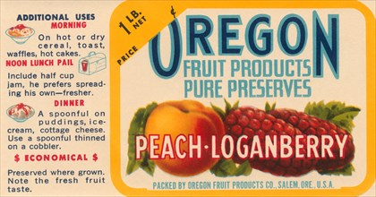 Peach - Loganberry Preserves