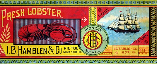 Pioneer Brand Fresh Lobster 1890