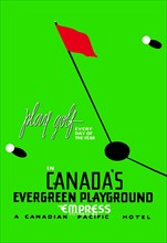 Play Golf in Canada's Evergreen Playground 1938
