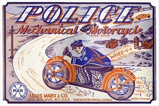 Police Mechanical Motorcycle 1950