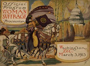 Printed Program for the Suffrage Procession 1913